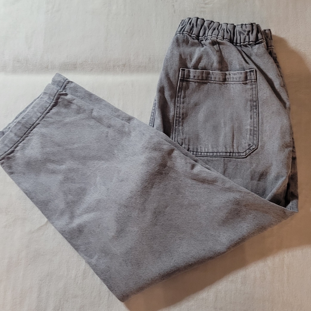 Zara Women's Jeans  Gray Joggers. Size US10. Great Condition. 100% Cotton. - Picture 2 of 8
